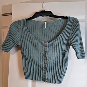 Free People Button Up Shirt Medium